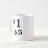 Vater #1 kaffeetasse (Vorderseite Links)