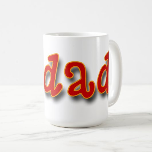 Vater #1 kaffeetasse (VorderseiteRechts)