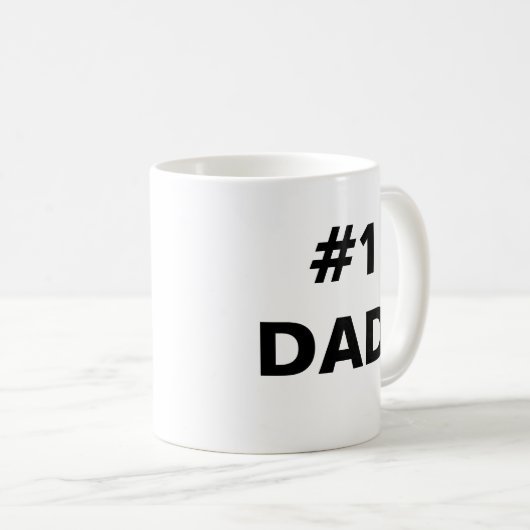 VATER #1! KAFFEETASSE (VorderseiteRechts)