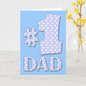 VATER 1 KARTE (Gelbe Blume)