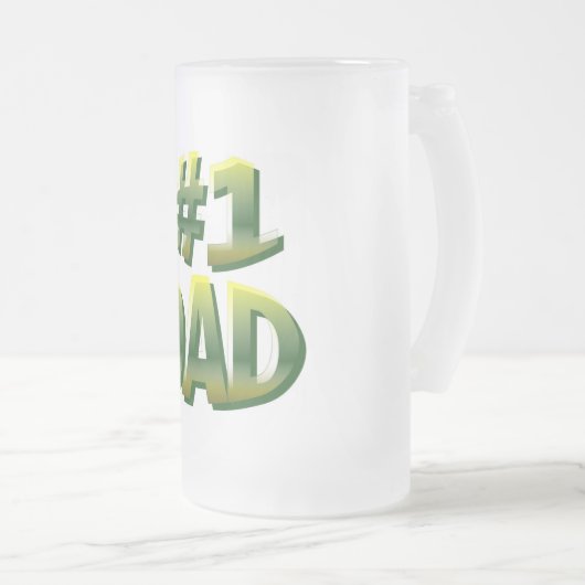 Vater #1 mattglas bierglas (VorderseiteRechts)