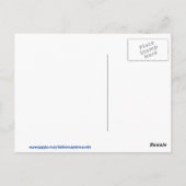 Vater 1 mit Imitats Krawatte auf T - Shirt Postkarte (Rückseite)