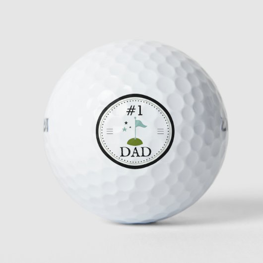 VATER 1 | Vatertagsgeschenk Golfball (Vorderseite)