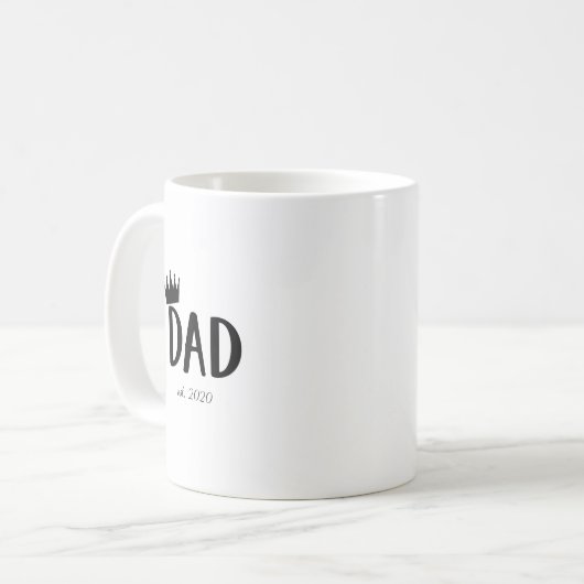 Vater 2020 | PERSONALISIERT Kaffeetasse (Vorderseite Links)