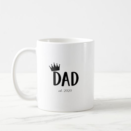 Vater 2020 | PERSONALISIERT Kaffeetasse (Links)