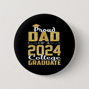 Vater 2024 Graduate Uni Shirt Abschluss Button