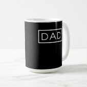 Vater 2024 Ladung Vater 2024 New Dad Est. 2024 Kaffeetasse (VorderseiteRechts)