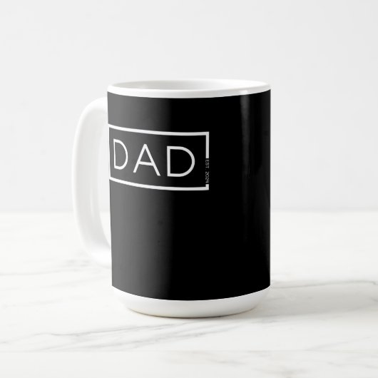 Vater 2024 Ladung Vater 2024 New Dad Est. 2024 Kaffeetasse (Vorderseite Links)