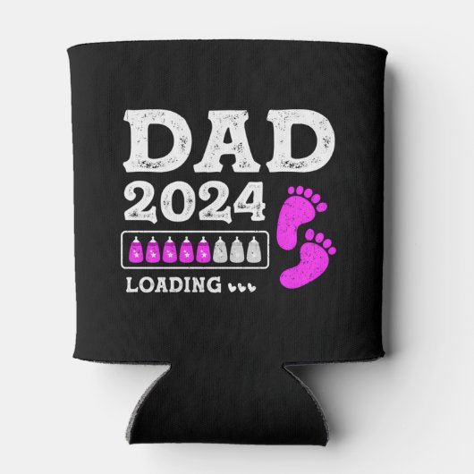 Vater 2024 Pater Papa - Zukunft erwarten Dosenkühler (Rückseite)