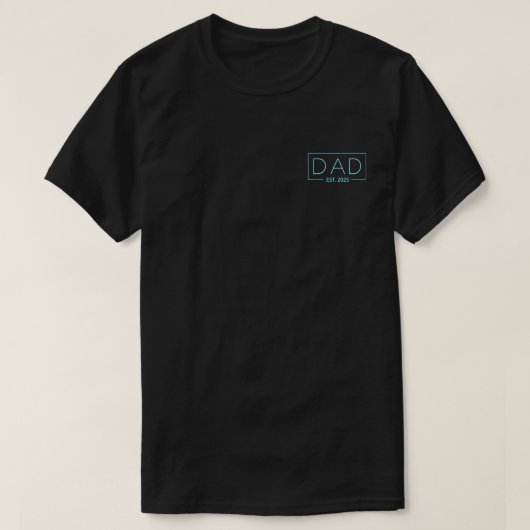 Vater 2025 Papa, bekannt als Daddy 2025 T-Shirt (Design vorne)