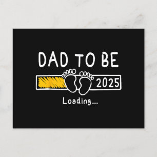 Vater 2025 Vater soll 2025 Papa zum Ziel haben Feiertagspostkarte