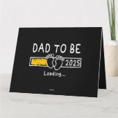 Vater 2025 Vater soll 2025 Papa zum Ziel haben Karte (Rückseite)
