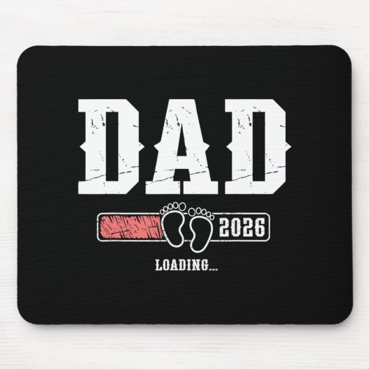 Vater 2026 Loading Papa Est. 2026, Vater 2026 Neue Mousepad (Vorne)