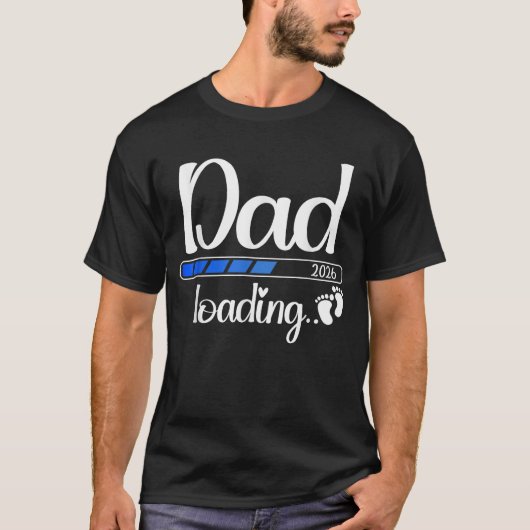 Vater 2026 wird bald Vater 2026 sein T-Shirt (Vorderseite)