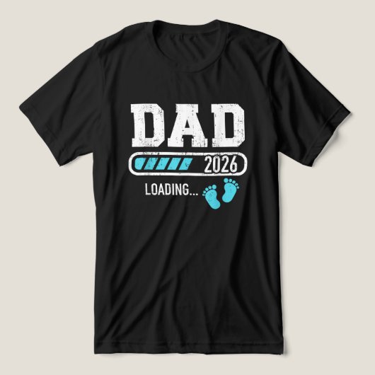 Vater 2026 Wird bald Vater 2026 Tri-Blend Shirt (Design Vorderseite)