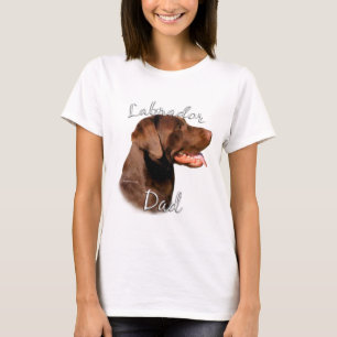 Vater 2 Labrador-Retriever-(Schokolade) T-Shirt