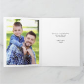 Vater 31 Foto Collage Happy Birthday Card Karte (Innenseite)