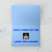 VATER 65. BIRTHDAY CARD KARTE (Innenseite)