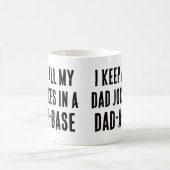 Vater-a-base Funny Vater Jokes Vathers Day Quote Kaffeetasse (Mittel)
