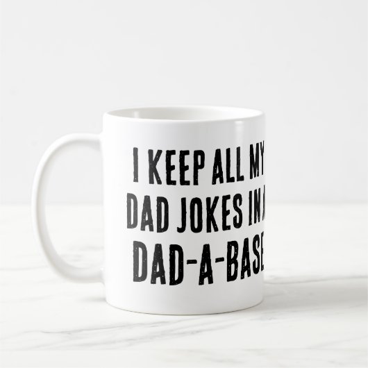 Vater-a-base Funny Vater Jokes Vathers Day Quote Kaffeetasse (Links)