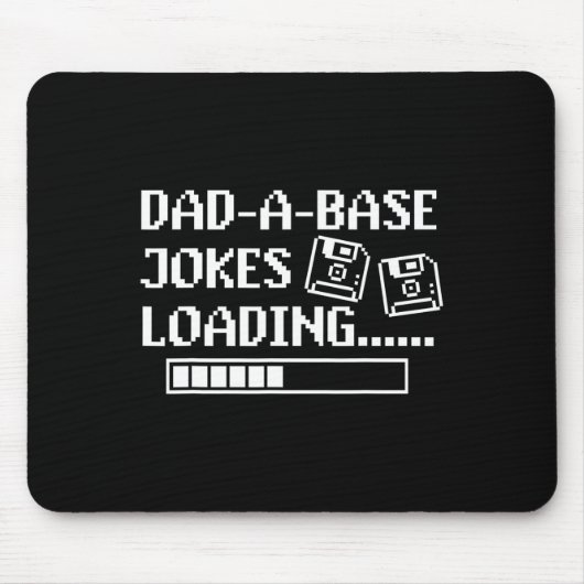 Vater-a-base Jokes Loading Retro Funny Cringe Vate Mousepad (Vorne)