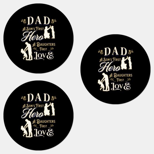 Vater A Son's erste A Daughters erste Liebe Etiketten (Gruppe)
