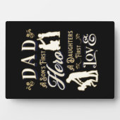 Vater A Son's erste A Daughters erste Liebe Fotoplatte (Vorderseite)