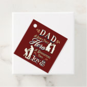 Vater A Son's erste A Daughters erste Liebe Geschenkanhänger (Beispiel)
