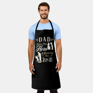 Vater A Son's erste A Daughters erste Liebe Schürze