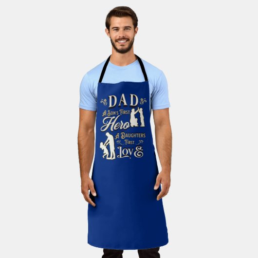 Vater A Son's erste A Daughters erste Liebe Schürze (Getragen)