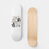 Vater A Son's erste A Daughters erste Liebe Skateboard (Vorderseite)