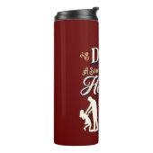Vater A Son's erste A Daughters erste Liebe Thermosbecher (Nach links gedreht)