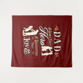 Vater A Son's erste A Daughters erste Liebe Wandteppich (Vorderseite (Horizontal))