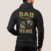 Vater A Sons erster Held Hoodie (Rückseite)