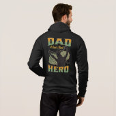 Vater A Sons erster Held Hoodie (Schwarz voll)