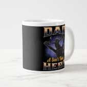 Vater A Sons erster Held Jumbo-Tasse (Vorderseite Rechts)