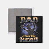 Vater A Sons erster Held Magnet (Vorderseite/Rückseite)