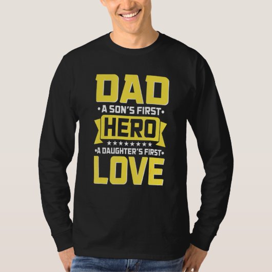 Vater A Sons First Held A Daughters Erste Liebe 1 T-Shirt (Vorderseite)