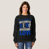 Vater A Sons First Held A Daughters Erste Liebe Sweatshirt (Vorne ganz)