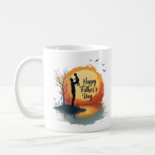 Vater Abbildung Legendär seit dem ersten Tag Kaffeetasse (Links)