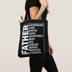 Vater Adjektiv Vatertag Cool Dad Definition Tasche