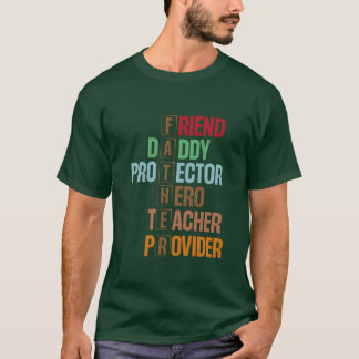 VATER Akronym Design Sinnvolle Wortkunst T-Shirt