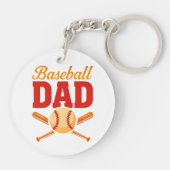 Vater Akryllischer Schlüsselanhänger (Rückseite)