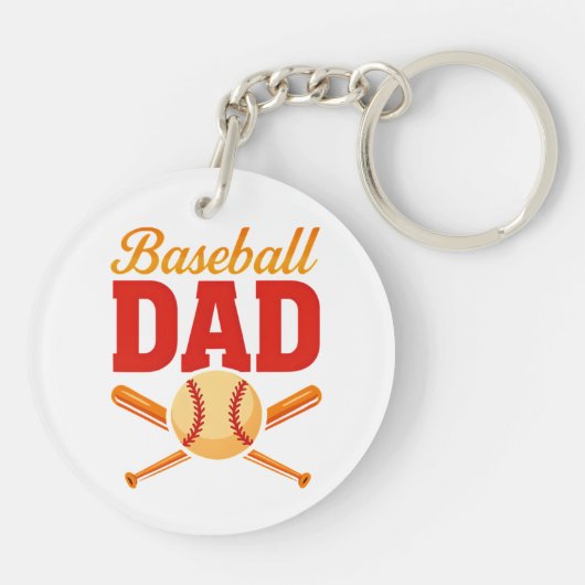 Vater Akryllischer Schlüsselanhänger (Rückseite)