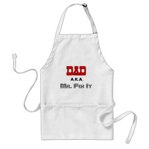 Vater-ALIAS Herr Fix It Novelty Apron Schürze