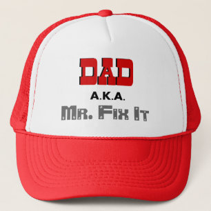 Vater-ALIAS Herr Fix It Novelty Truckerkappe