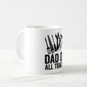 Vater aller Geschäfte Kaffeetasse (Vorderseite Links)