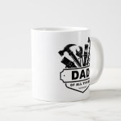 Vater aller Geschäfte - Vintage Handywerkzeuge von Jumbo-Tasse (Vorderseite Rechts)