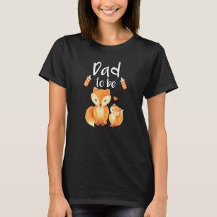 Vater als Fox Baby Dusche Niedliche Waldtiere T-Shirt