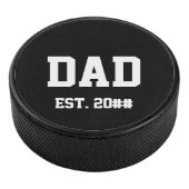 Vater als Jahr Schwarz und Weiß etabliert Eishockey Puck (3/4)